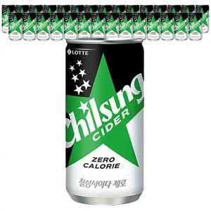 롯데 칠성사이다 제로 210ml x 30캔