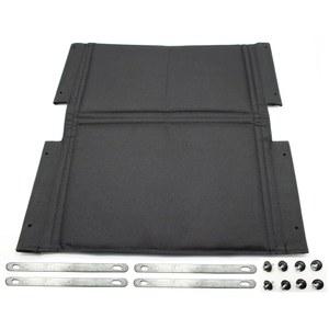 운송 의자 등받이 쿠션, 휠체어 교체 부품, 나일론 덮개, 17인치, 호환 가능: TR37E-SV, ATC17 등(코어 언 및 하드웨어 포함).STDS2349BLK.(1Ea, 블랙)