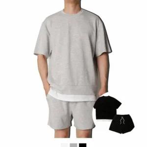 남자코디 국산 반바지세트 남녀공용 데일리웨어 반팔