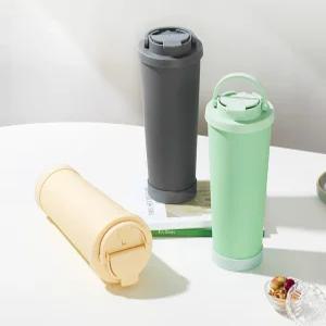 세라믹 텀블러 대용량 830ml 보온 보냉 빨대 대형 텀블러