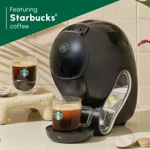 돌체구스토 네오 카페 캡슐 커피머신 블랙 단품+네오 더블윌글라스잔 250ml