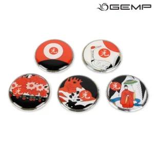 오광 골프 5개입 클립 볼마커 2개입 세트