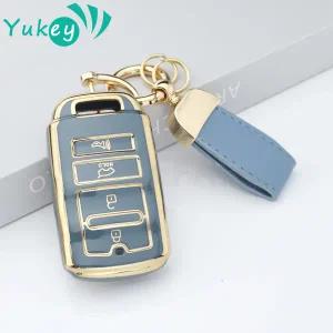기아 신형 K7 카덴자 K9 K-04 쏘렌토 K900 4버튼 자동차 키 케이스 전체 커버 리모컨 자동차 액세서리 TPU