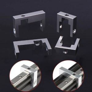 1/2Sets 2020 2040 알루미늄 합금 프로파일 Ender3 MGN12 선형 가이드 레일 고정 블록 용 3D 프린터 부품