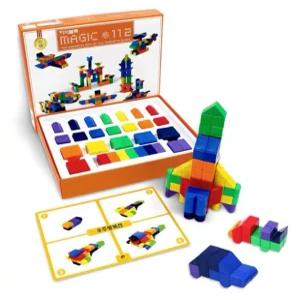 큐블로 매직큐브 자석블록 112pcs 수학놀이블럭
