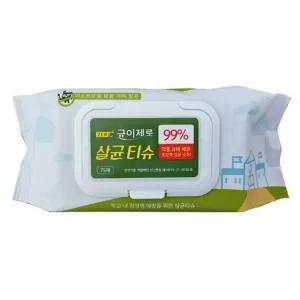 균이제로 살균티슈 감염병 예방 살균 소독티슈 (75매입) 이소프로필 알콜