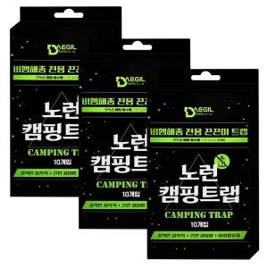 노런 캠핑트랩 30매 걸이형 끈끈이 트랩 날벌레 초파리 나방 V