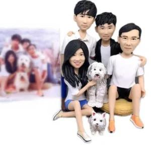 맞춤제작피규어 주문제작 미니어처 피규어 가족 결혼기념일