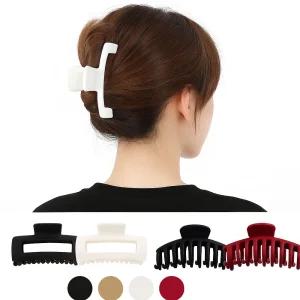 헤어 집게핀 실리콘 2TYPE 머리핀 헤어클립 여성용 데일리 미용실 소품