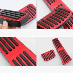 현대 투싼 NX4 2021 2022 2023 자동차 풋 페달 커버 가스 액셀 브레이크 스테인레스 스틸 무타공 페달 액세