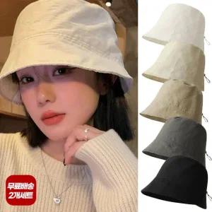 엔비 [2개세트] 윈디햇 바스락 스트랩 여성 벙거지 챙모자