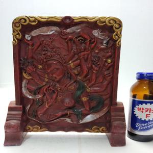 금체 천수관세음 홍 자사석판 높이23cm 단초마을 골동품/수집품/도자기