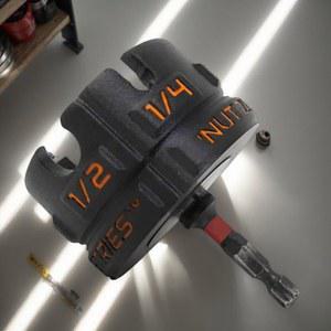 너트 지퍼 드릴 액세서리, 빠른 너트/볼트 제거 도구, 전선관 랙용 소켓 렌치