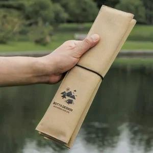 BOTTA 캠핑 등산 낚시 폴딩 고정밴딩 아웃도어 4단매트 돗자리 초경량 접이식 파우치