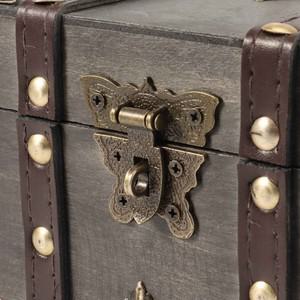 ABFN-유럽 스타일 복고풍 나무 보관함 가정용 상자  방 탈출 소품