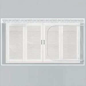 [다샵] 창문형지퍼식 투명 150x120cm