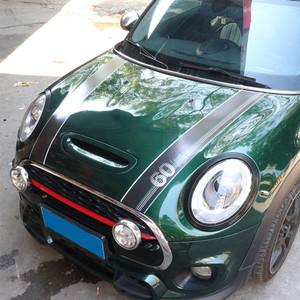 자동차 엔진 후드 데칼 비닐 60 주년 기념 스티커  미니쿠퍼S JCW F54 클럽맨 F55 F56 컨트리맨 R55 R56