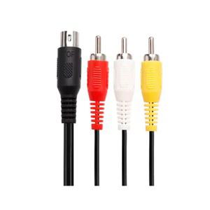 1/메가 드라이브 1에 호환되는 RUITROLIKER 1.8M/5.9FT AV 오디오 비디오 복합 TV 케이블