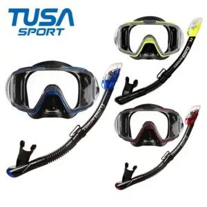 투사 스노쿨링 레저용 마스크 스노클세트 H13732 취미