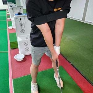 팔 밴드 스윙 골프 교정 자세