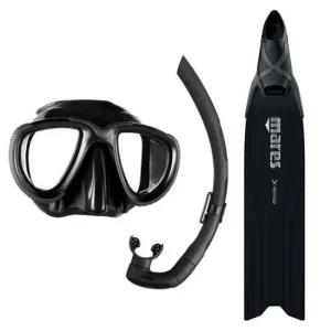 마레스 프리다이빙용 스노클 마스크 오리발세트 H13745