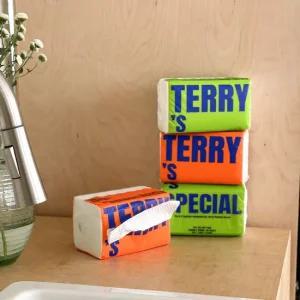 [당일출고]테리스페셜 뽑아쓰는 무형광 키친타올 150매x6팩 총 900매) 오렌지 그린