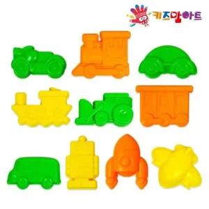 키즈맘아트 모래놀이 모양틀 (미니 이동수단)