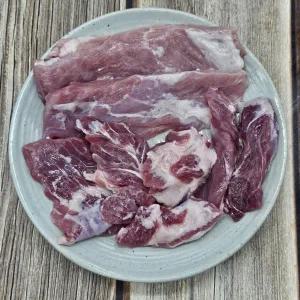 지리산 산청 흑돼지 뒷고기 모듬 500g