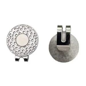 자석 클립 골프 볼마커 실버