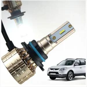 D24 베라크루즈호환 골드 알루미늄 LED 안개등 차량용 오래가는 밝은 램프튜닝 안개등튜닝