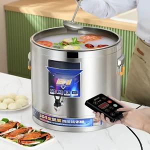 자동 물끓이기 카페 뷔페 김밥집 대량 라면 온도조절