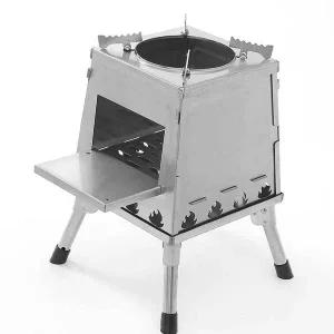 [골드스마일]미니 화목난로 캠핑난로 접이식그릴 야외화로