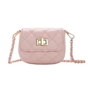체인 크로스백 핑크 미니 체인백 미니백 어린이가방 가죽크로스백 어린이패션가방