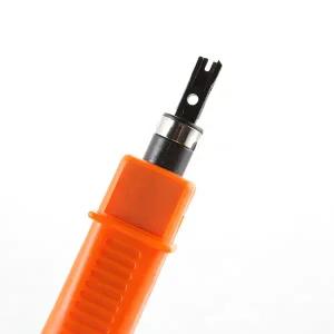 네트워크k RJ45 RJ11 네트워크 케이블 펀치 다운 도구 110 88 조정 가능한 스프링 충격 터미널 삽입 메커니