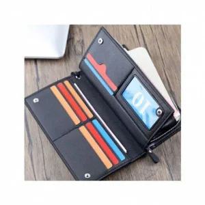 [하프클럽/]남성 반지갑 롱 장 가죽 지갑 카드 핸드폰 명함