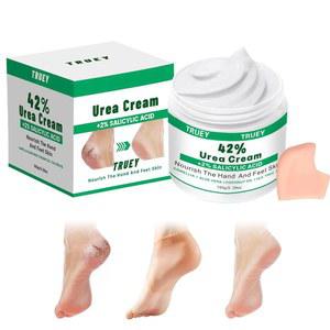 트루이 요소 크림 42% + 살리실산 2%, 발 관리 보습제 5.29온스 - 드라이 크랙 힐 무릎 팔꿈치 손, 각질 제거제, 제거제 피부 장벽 수리