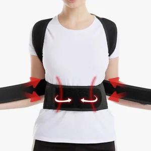 허리견인치료기 어깨펴는기구 자세교정조끼