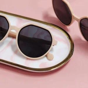 반투명 선글라스 렌즈 브라운