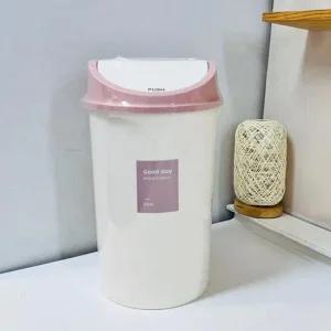 굿데이 휴지통 20L 원형 3호 색상랜덤 분리수거 플라스틱휴지통 카페쓰레기통