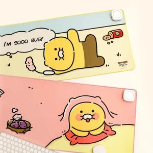 ka 카카오프렌즈 춘식이 온열 장패드 이불속/팝콘 괘적한온열난방 안전자동꺼짐 와이드폭 손쉬운온도조절