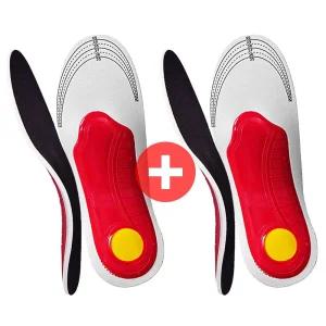 (무료배송) (1+1) 더나은 3중구조 기능성 아치 깔창 알프스 레드
