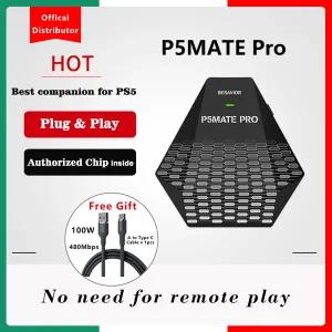 PS5 게임 콘솔용 Besavior P5Mate Pro 변환기 어댑터 에뮬레이터P5 MATE Pro