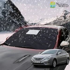 YF소나타  고급형 차량 성에방지커버 햇빛가리개 사계절용 앞유리 커버 덮개 맞춤형 블랙박스형 보관가