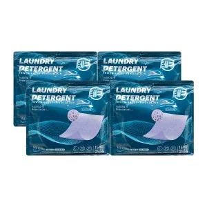 테크 한장빨래 효소캡처 라벤더 시트세제 15매 x 4팩 /Hb