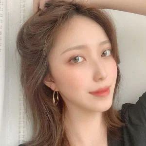 [콩심팥심]트위스트 링귀걸이 골드 1P 실버925 은침 이어링 패션 가벼운귀걸이