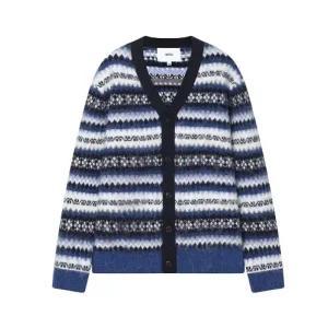 [롯데백화점]닥스 노티그 [25FW] 페어아일 V넥 가디건 블루 OLW1SWCD110-B1