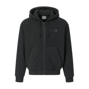 NB  폴라 플리스 여성 후드집업 자켓 블랙 WJ43526-BK