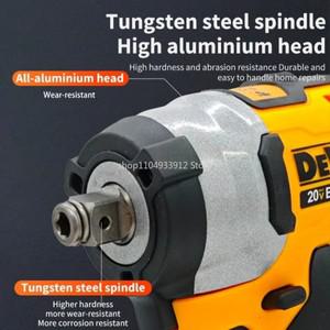 2025 디월트 DCF922 브러시리스 임팩트 렌치 무선 드라이버 고토크 가변 속도 전동 렌치 20V 충전식 공구