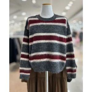 [갤러리아] 부루앤쥬디 헤어리스트라이프니트 BBRLPO009B