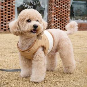 패리스독 큐트덕 패딩하네스 - 베이지/강아지하네스